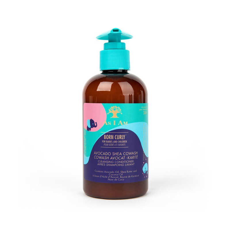 As I Am Born Curly Avocat Beurre de Karité Cowash 240ml As I Am Born Curly Avocat Beurre de Karité Cowash 240ml