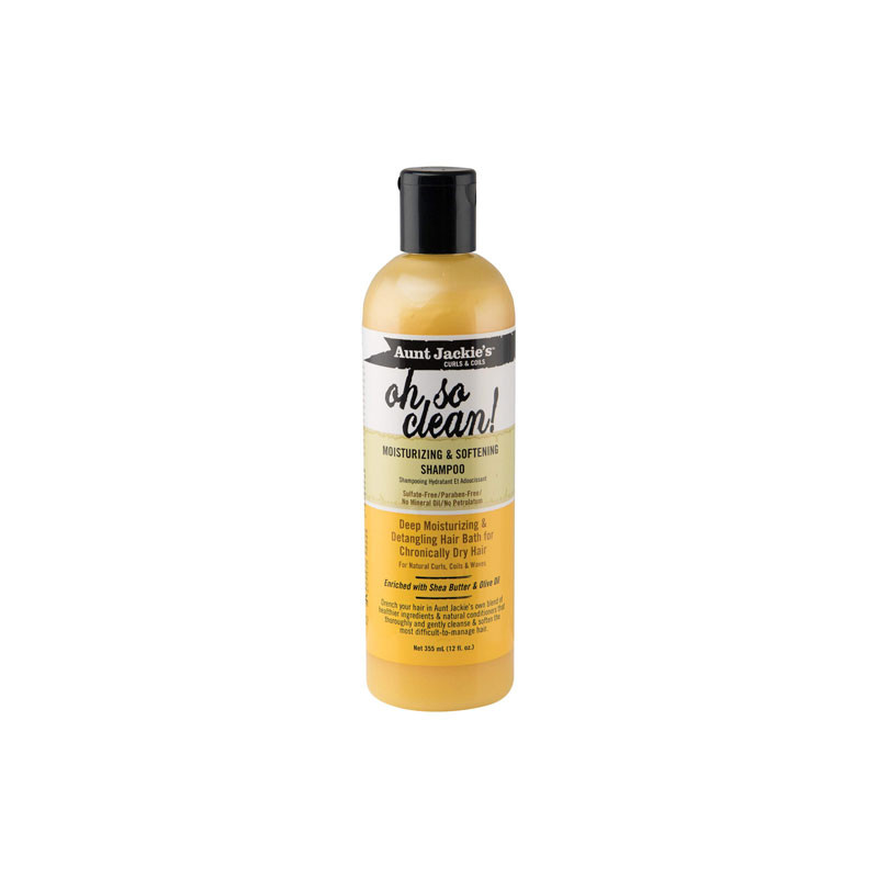 Shampooing hydratant et adoucissant Oh So Clean! d'Aunt Jackie 355ml Shampooing hydratant et adoucissant Oh So Clean! d'Aunt Jackie 355ml