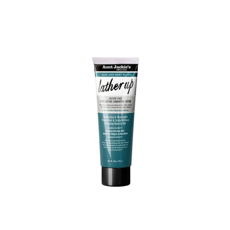 Crème de Shampooing Stimulante Aloe & Menthe A Tante Jackie 284g Crème de Shampooing Stimulante Aloe & Menthe A Tante Jackie 284g