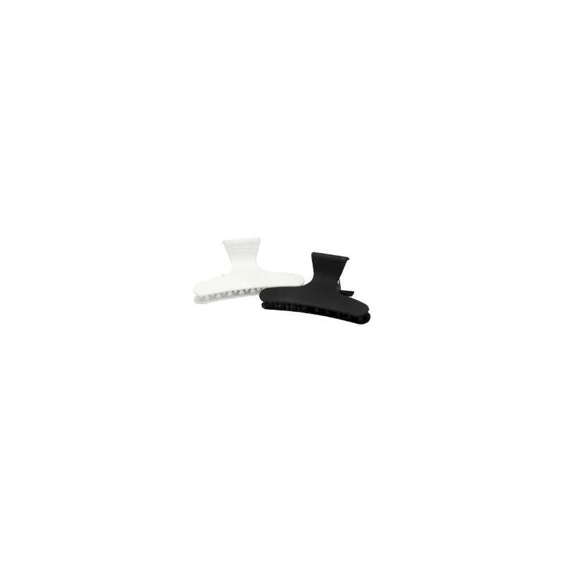 Bifull Pince Agrafe Grande Blanche/Noire 12 pcs.