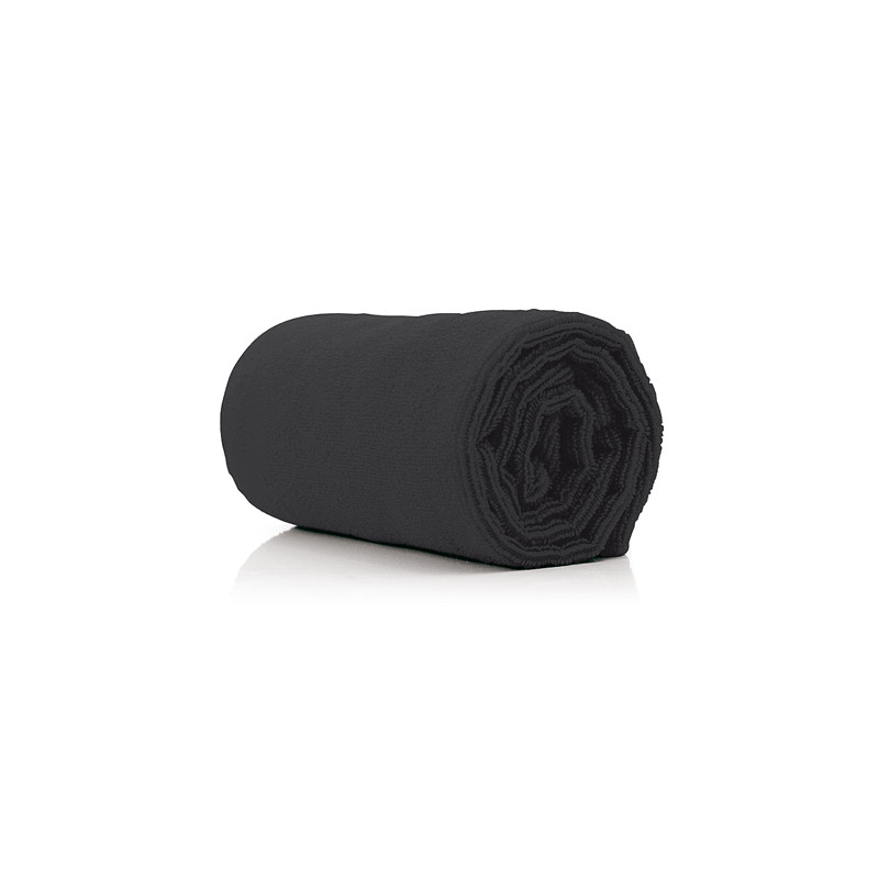 Bifull Serviette Noire Coton Recyclé 90x50