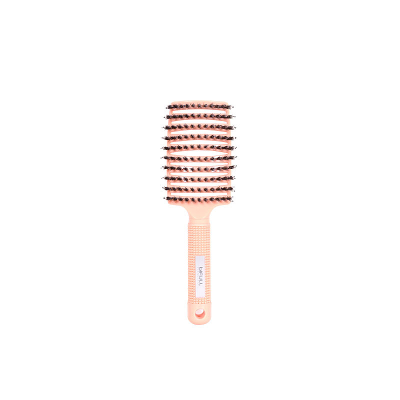 Bifull Brosse Squelette en Poils de Sanglier et Nylon Total Brush Rose Bifull Brosse Squelette en Poils de Sanglier et Nylon Total Brush Rose