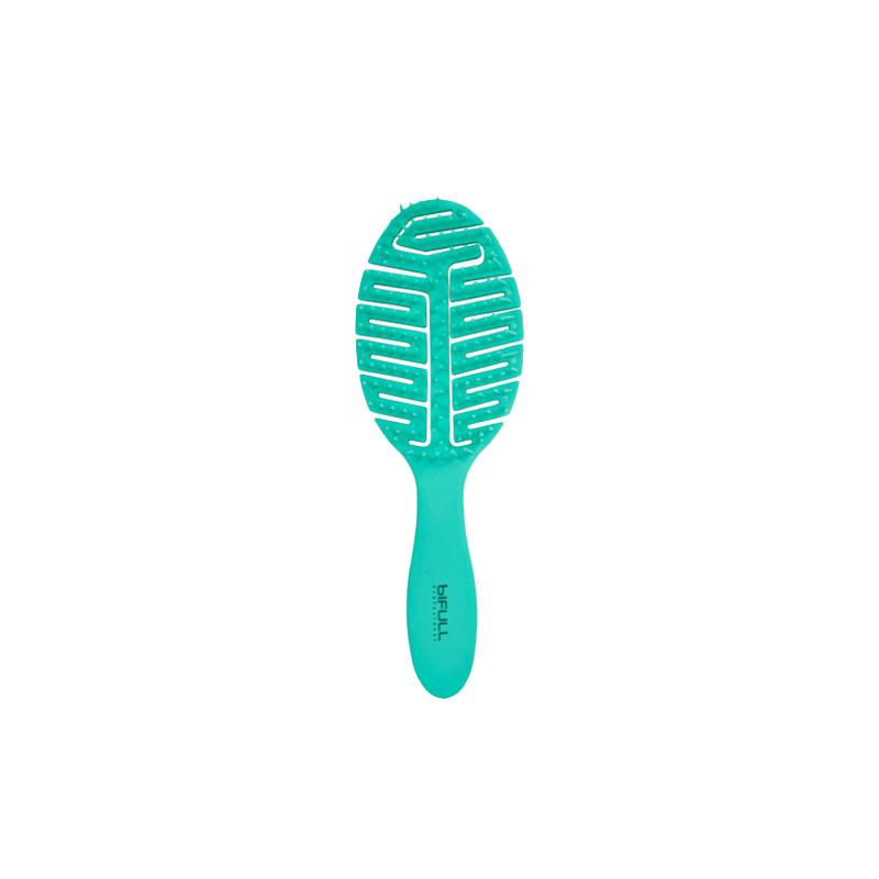 Bifull Brosse Squelette Démêlante Fluor Feuille Bleu Bifull Brosse Squelette Démêlante Fluor Feuille Bleu