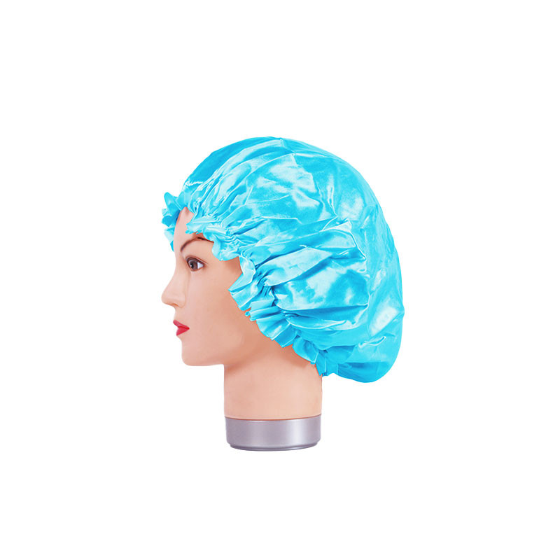 Bifull Bonnet en Satin Anti-Frizz Bleu Sleeping Thin Cap