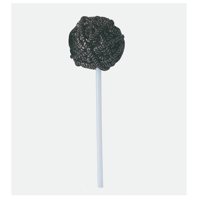 Bifull Sucette Lollipop Ronde Couleur Noir Argent