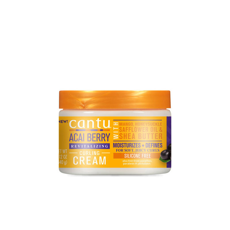 Crème bouclante revitalisante Cantu Acai Berry 340g Crème bouclante revitalisante Cantu Acai Berry 340g