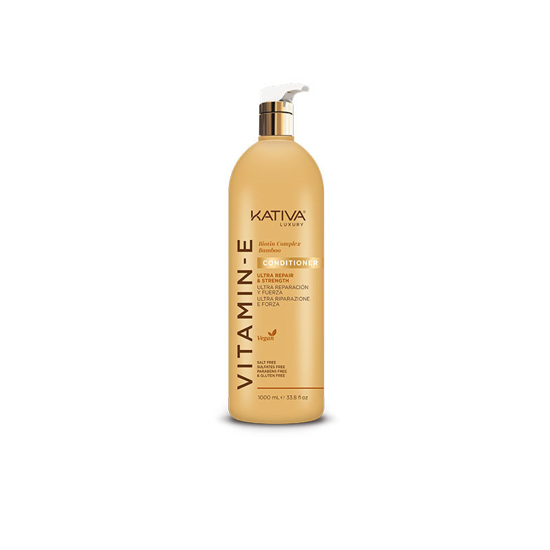 Après-shampooing Kativa Complexe Biotine Vitamine-E Bambou 1000ml Après-shampooing Kativa Complexe Biotine Vitamine-E Bambou 1000ml
