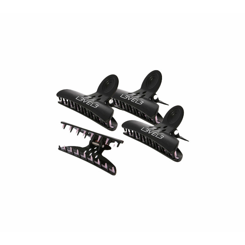L3vel3 Ensemble de 4 Pinces Noires Papillon L3vel3 Ensemble de 4 Pinces Noires Papillon