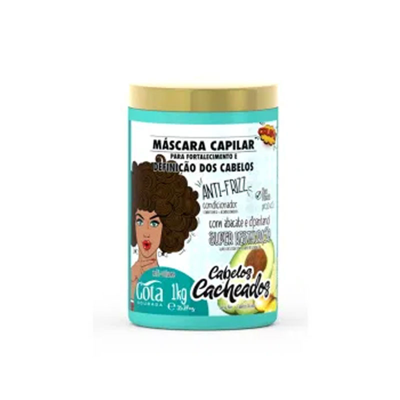 Gota Dourada Masque Renforcement Bouclés (1kg) Gota Dourada Masque Renforcement Bouclés (1kg)