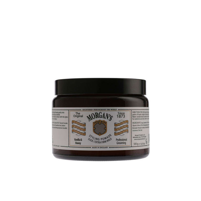 Pommade de coiffage de Morgan Vanille & Miel (500ml) Pommade de coiffage de Morgan Vanille & Miel (500ml)