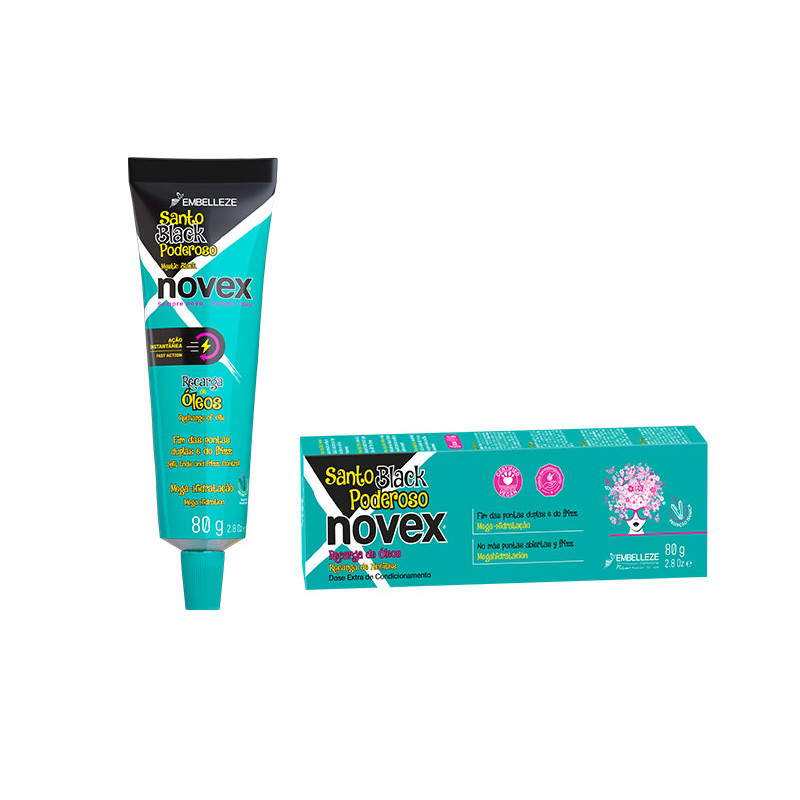 Embelleze Novex Recharge Santo Black Puissant 80g Embelleze Novex Recharge Santo Black Puissant 80g