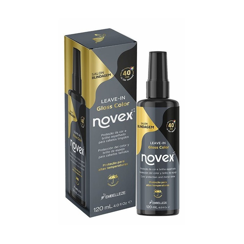 Embelleze Novex Salon Blindagem Leave-In Gloss Color 120ml Embelleze Novex Salon Blindagem Leave-In Gloss Color 120ml