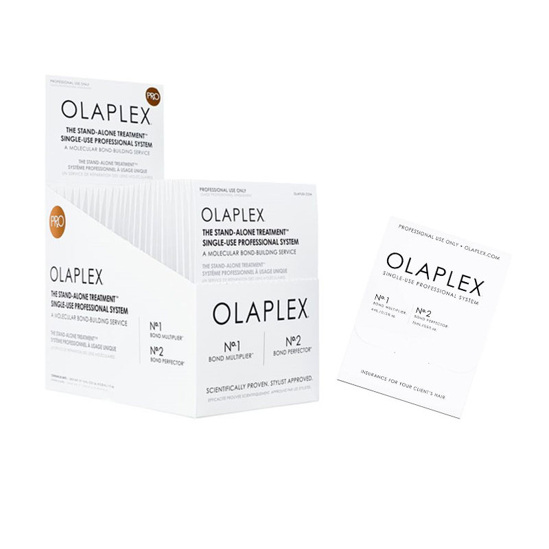 Olaplex Boîte 25 sachets (N.1 15ml + N.2 30ml) Olaplex Boîte 25 sachets (N.1 15ml + N.2 30ml)
