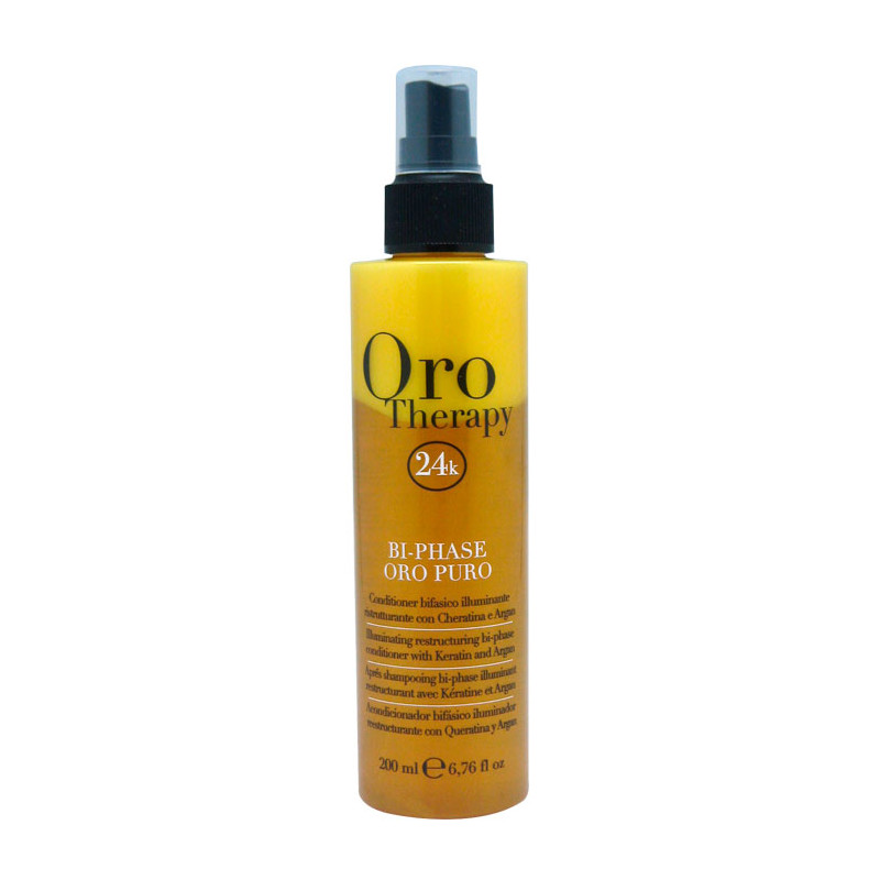 Fanola Oro Therapy Acondicionador Biphase Pure Gold (200ml) Fanola Oro Therapy Acondicionador Biphase Pure Gold (200ml)