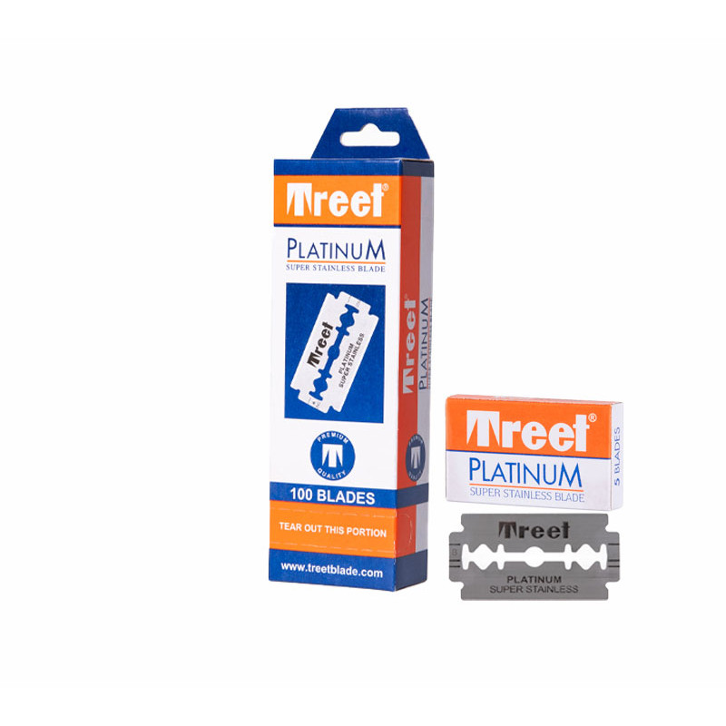 Perfect Beauty Lames Double Tranchant 100 Uds-20 Pack 5 Uds Treet Platinium Super