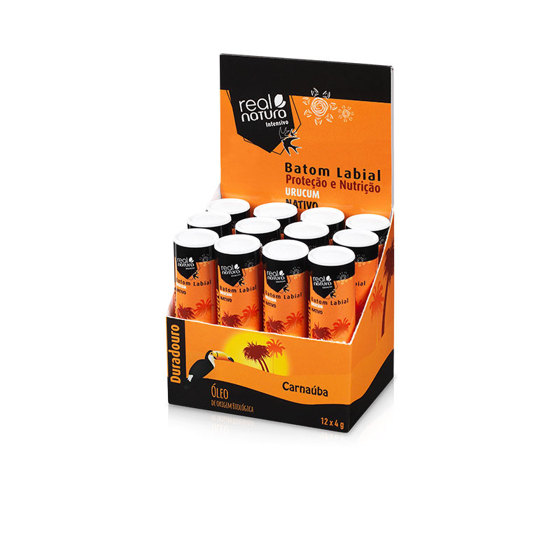 Real Natura Baume à lèvres Urucum Végétal Cx12
