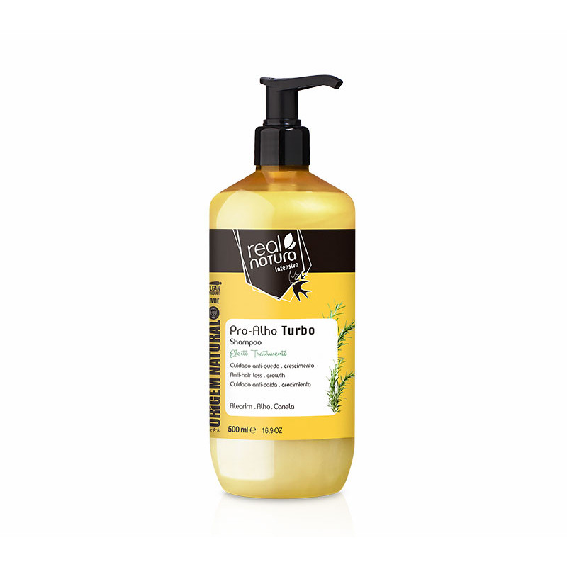 Real Natura Shampoo Sans Sel Ail Pur 500ml