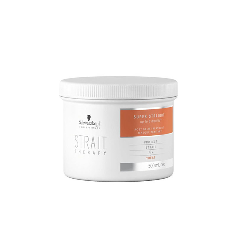 Masque de traitement post-balm Super Straight de Schwarzkopf Strait Therapy (500ml)
