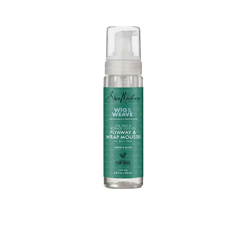 Mousse Flyaway & Wrap Shea Moisture pour Perruques & Tissages (222ml)