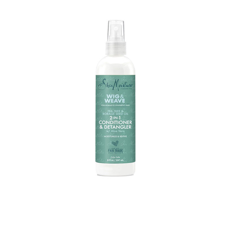 Après-shampooing et démêlant 2 en 1 Shea Moisture pour perruques et tissages (237ml)