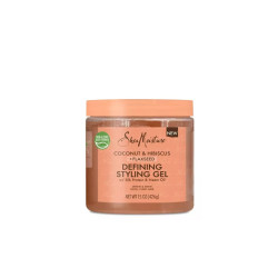 Gel coiffant définissant Shea Moisture Coconut & Hibiscus+Flaxseed (426g/431gr)