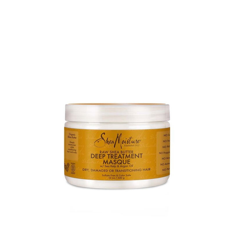 Masque de traitement profond au beurre de karité brut Shea Moisture (340g)