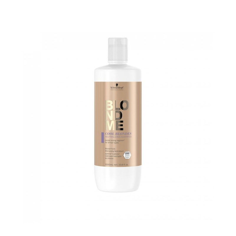 Shampooing Neutralisant Schwarzkopf Blondme Cool Blondes (1000ml)