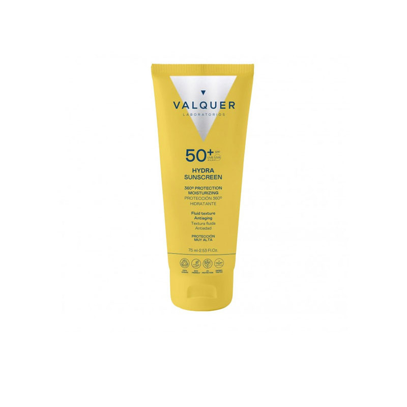 Valquer Protecteur Facial 50+ Hydra Crème Solaire (75ml)