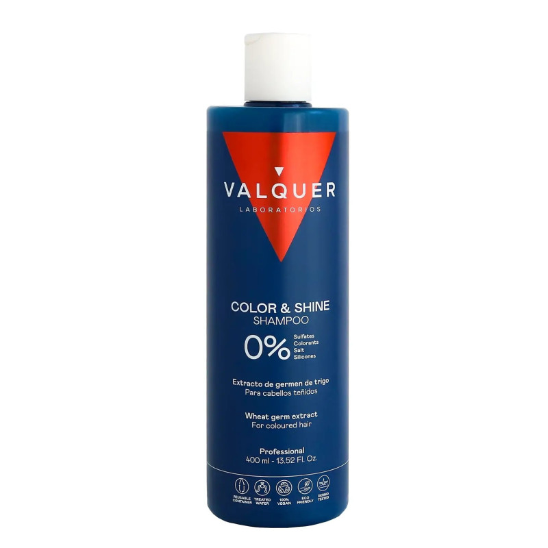 Valquer Shampoo Amplificateur de Couleur et Brillance Zero (400ml)
