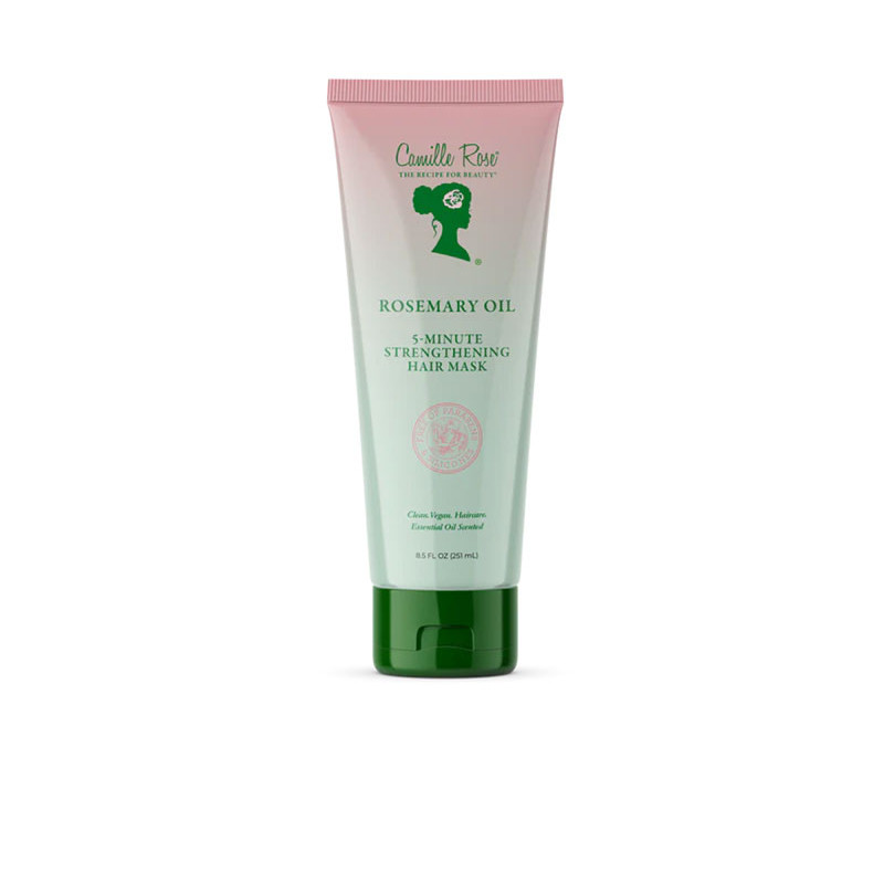 Masque capillaire fortifiant Camille Rose à l'huile de romarin 5 minutes (251ml)