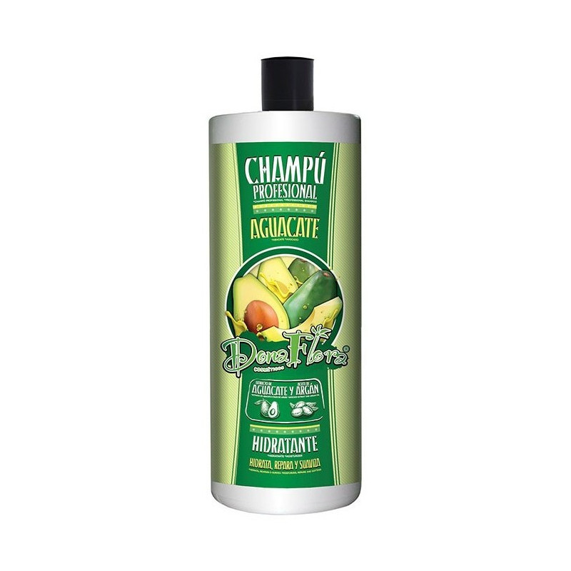 Dona Flora Shampoo Hydratant à l'Avocat & à l'Argan (1000ml)