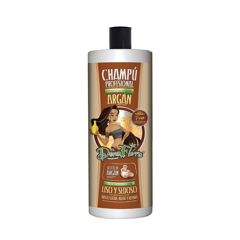 Dona Flora Shampoo Lisse et Soyeux à l'Argan (1000ml)