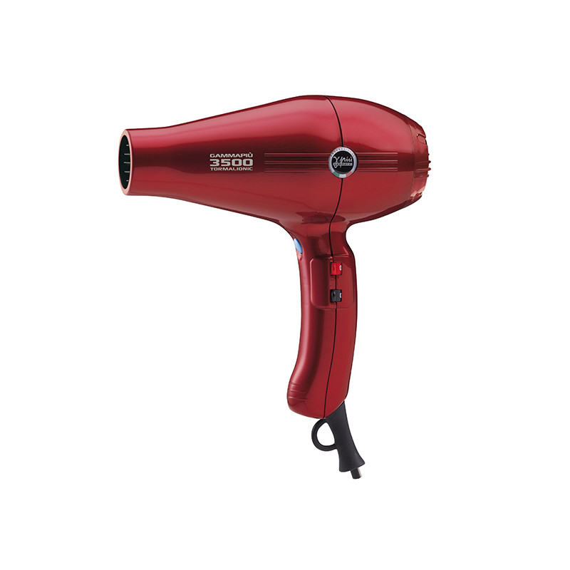 Gamma Piu Sèche-cheveux 3500 Tormalionic Cerise Rouge