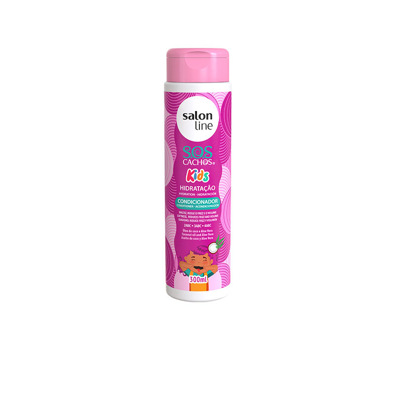 Salon Line Après-shampooing Enfants Hydratation SOS Boucles (300ml)
