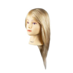 Steinhart Mannequin 100 % cheveux humains 45 cm Blond Clair