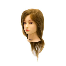 Steinhart Mannequin en Cheveux 100 % Humains Blonds 45cm