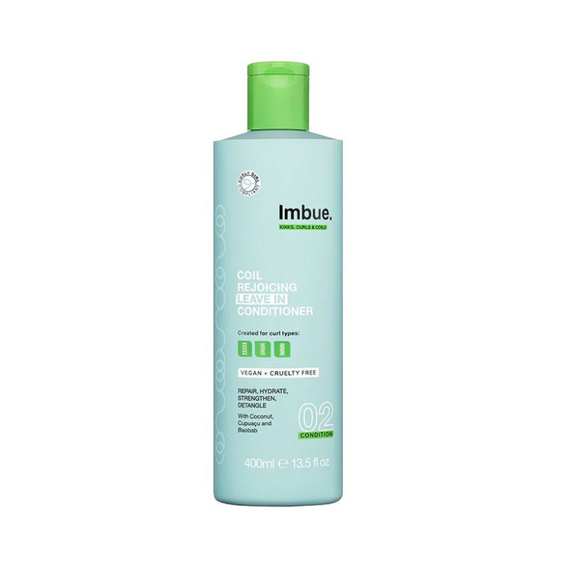 Imbue Rejoicing Après-shampoing sans rinçage pour boucles (400ml)