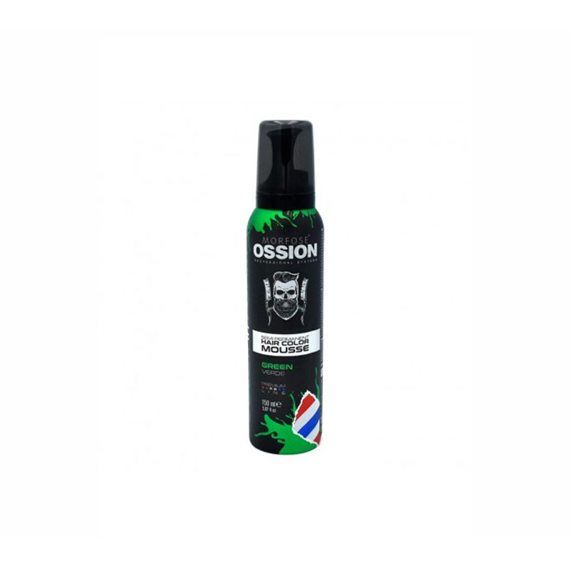Ossion Mousse colorante semi-permanente Vert (150ml)