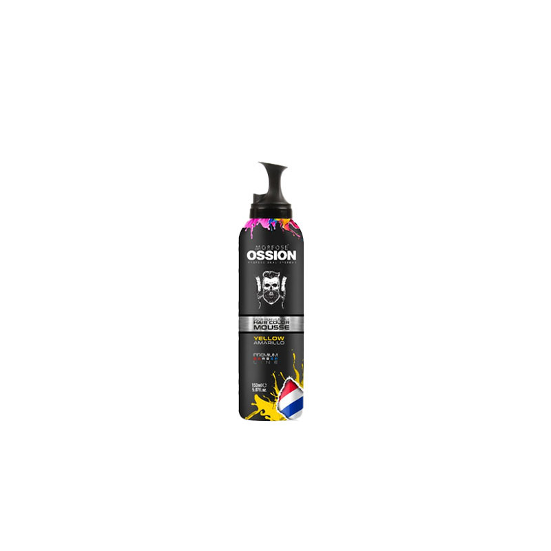 Ossion Mousse coloration semi-permanente Jaune (150ml)