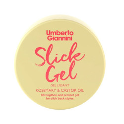 Umberto Giannini Gel Coiffant pour Bords Boucles Fortes à l'Huile de Romarin et de Ricin (50ml)