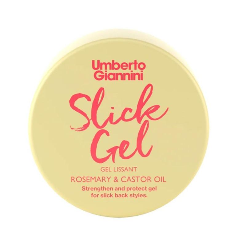 Umberto Giannini Gel Coiffant pour Bords Boucles Fortes à l'Huile de Romarin et de Ricin (50ml)
