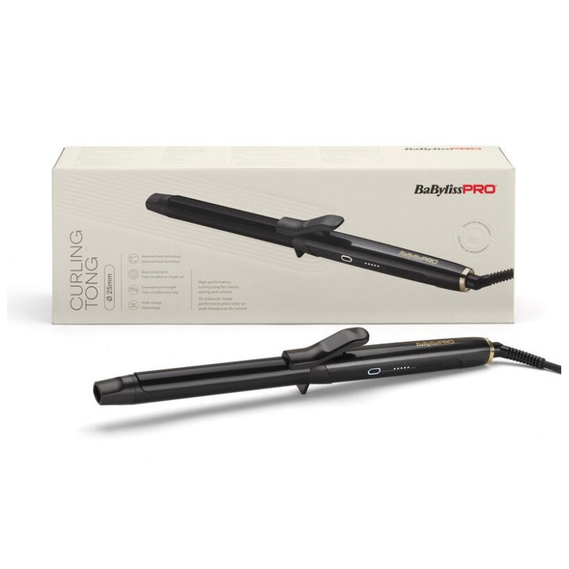 Babyliss Pro Fer à Boucler Oxyde Noir Haute Performance 2mm