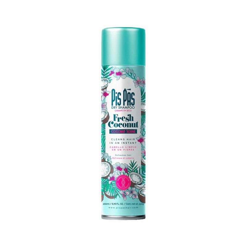 Pispas Shampoing Sec Noix de Coco Fraîche (200ml)