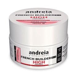 Andreia Gel de construction français haute viscosité rose couvrant (22g)