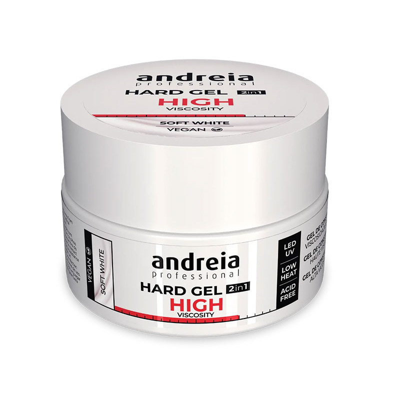 Andreia Gel Dur Haute Viscosité Blanc Doux