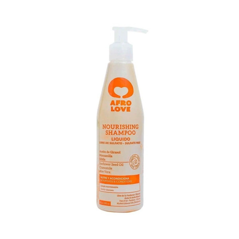 Afro Love Shampoing Nourrissant Liquide Sans Sulfates (290ml)