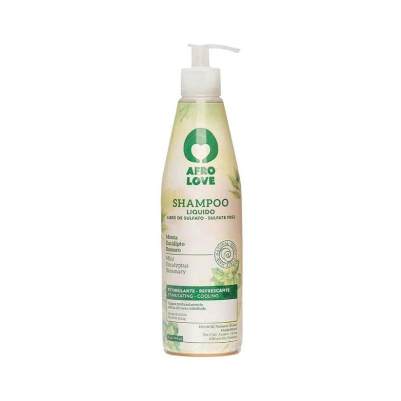 Afro Love Shampoing Liquide Sans Sulfates Rafraîchissant (290ml)