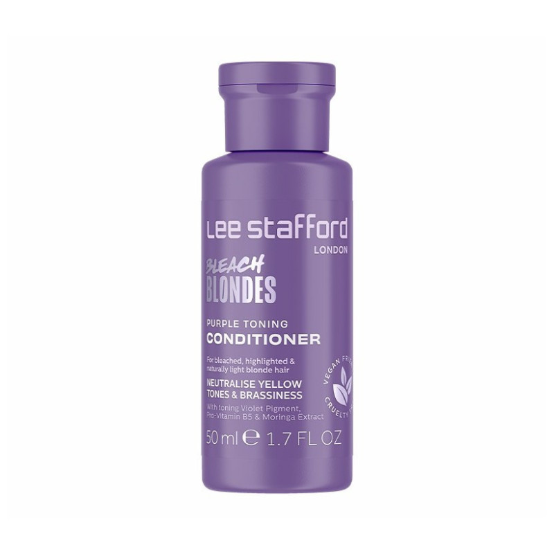Lee Stafford Blonds Décolorés Après-shampoing Violet Déjaunisseur (250ml)