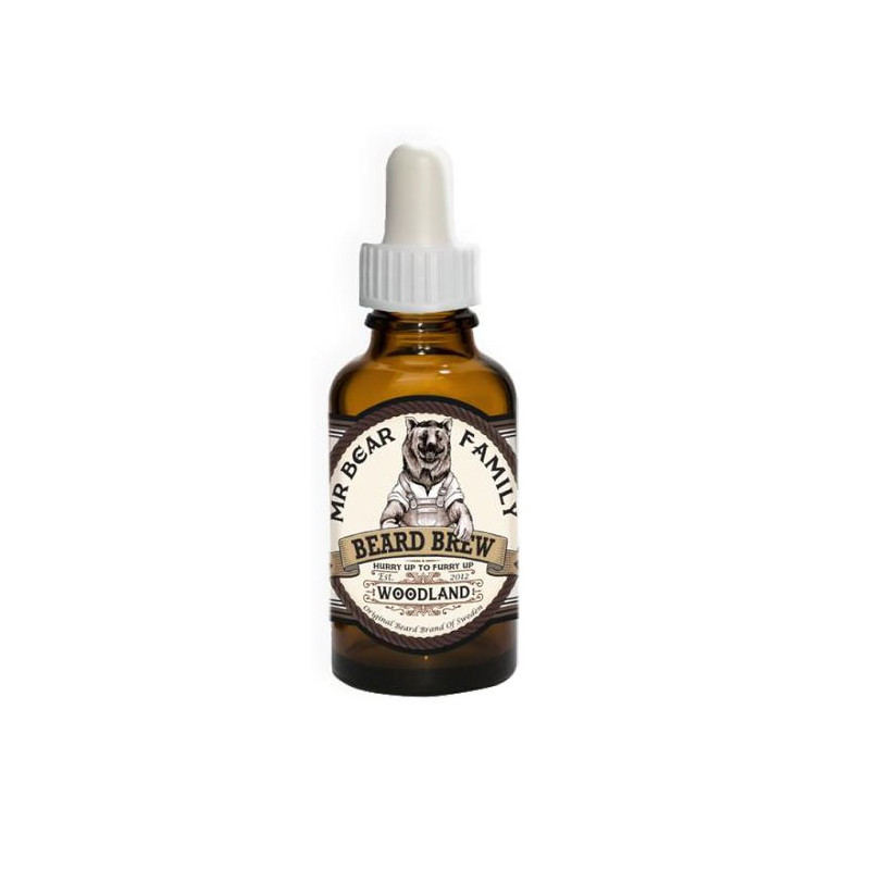 Mr Bear Family Beard Brew Woodland Barbe Huile (30ml) Mr Bear Family Beard Brew Woodland Barbe Huile (30ml)