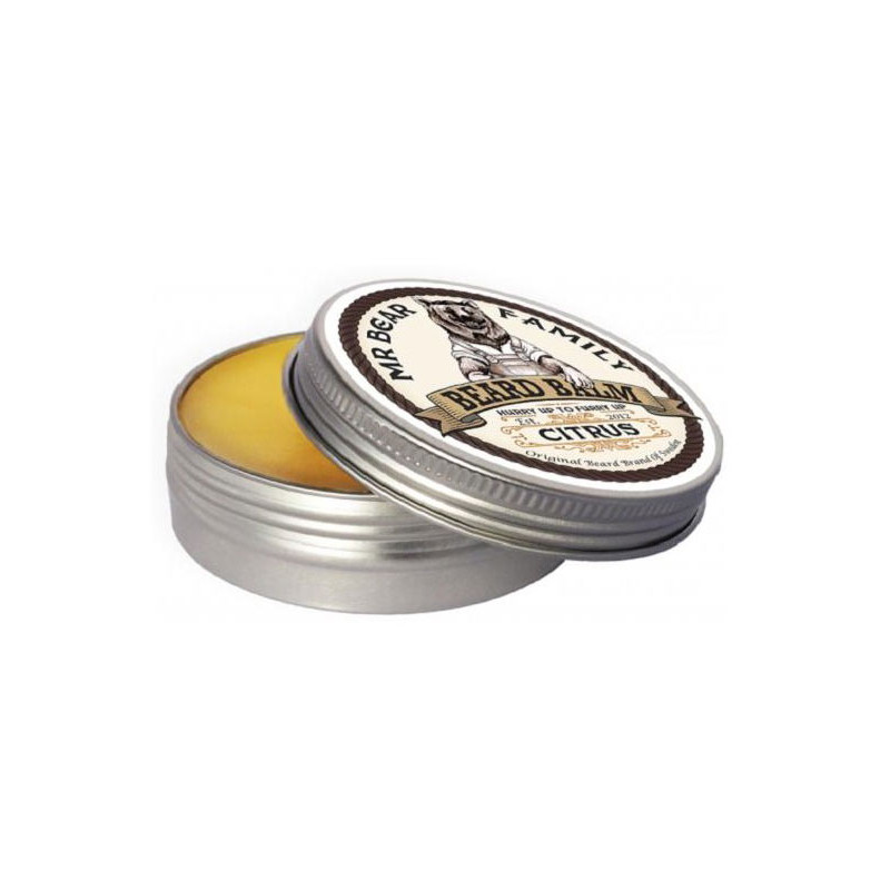 Mr Bear Family Beard Balm Citrus Baume Barbe (60ml) Mr Bear Family Beard Balm Citrus Baume Barbe (60ml)